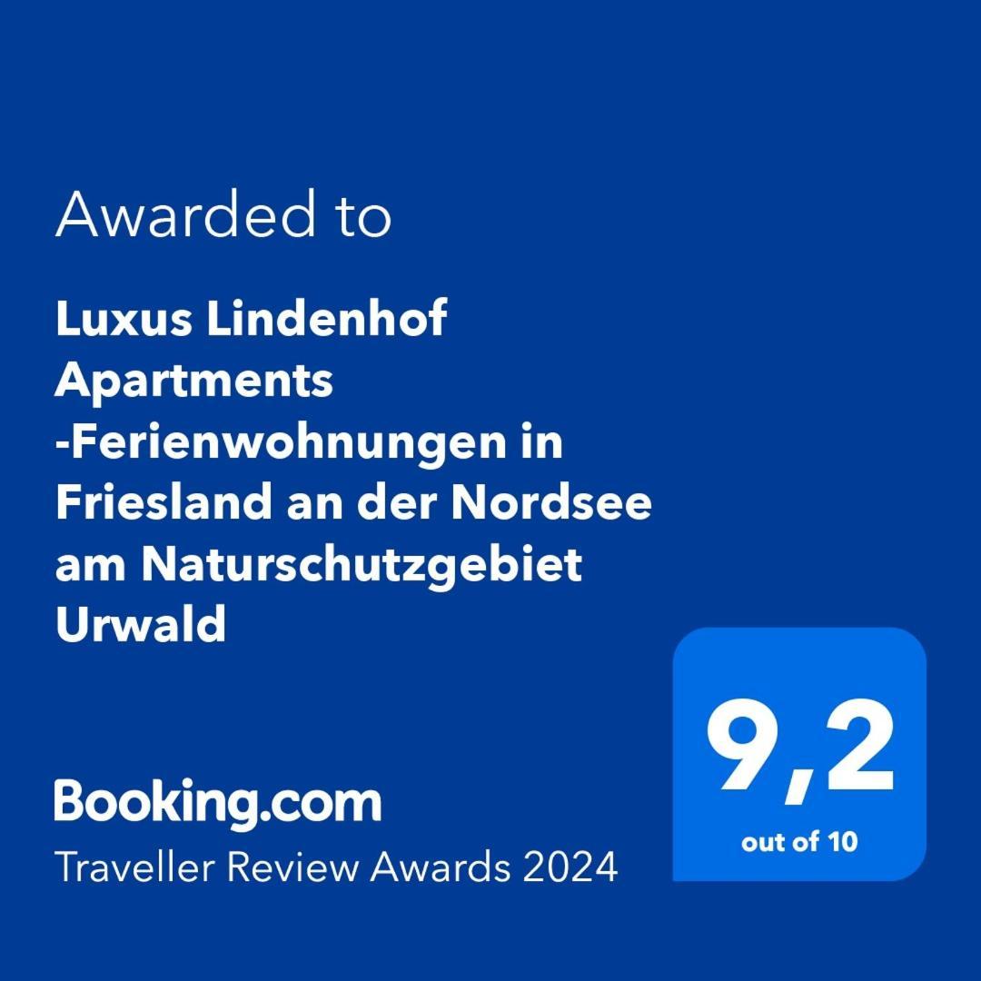 Luxus Lindenhof Apartments -Ferienwohnungen In Friesland An Der Nordsee Am Naturschutzgebiet Urwald Neuenburg  Zewnętrze zdjęcie